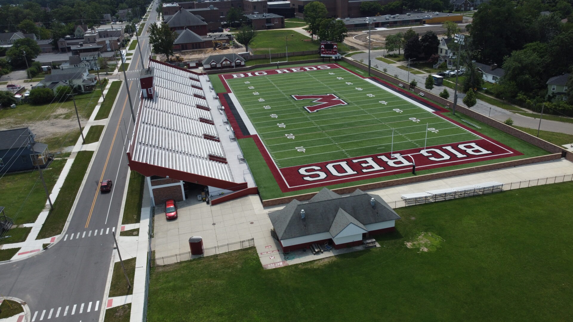 Muskegon High School Famous Hackley Stadium football Field